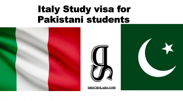 Italy Study Visa for Pakistan 2023-2024 UPDATED Italy-study-visa-for-pakistan-drscholars
