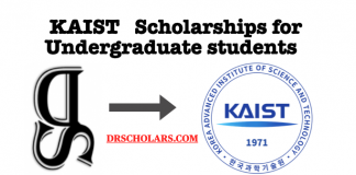 KAIST Undergraduate Scholarship 2026/2027 Updated KAIST-scholarship-for-undergraduates-drscholars