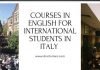 Courses in English for International Students in Italy Universities-In-Italy-For-International-Students