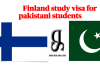 Finland Study Visa for Pakistan 2026-2027, Updated! Finland-study-visa-for-pakistani-students-drscholars