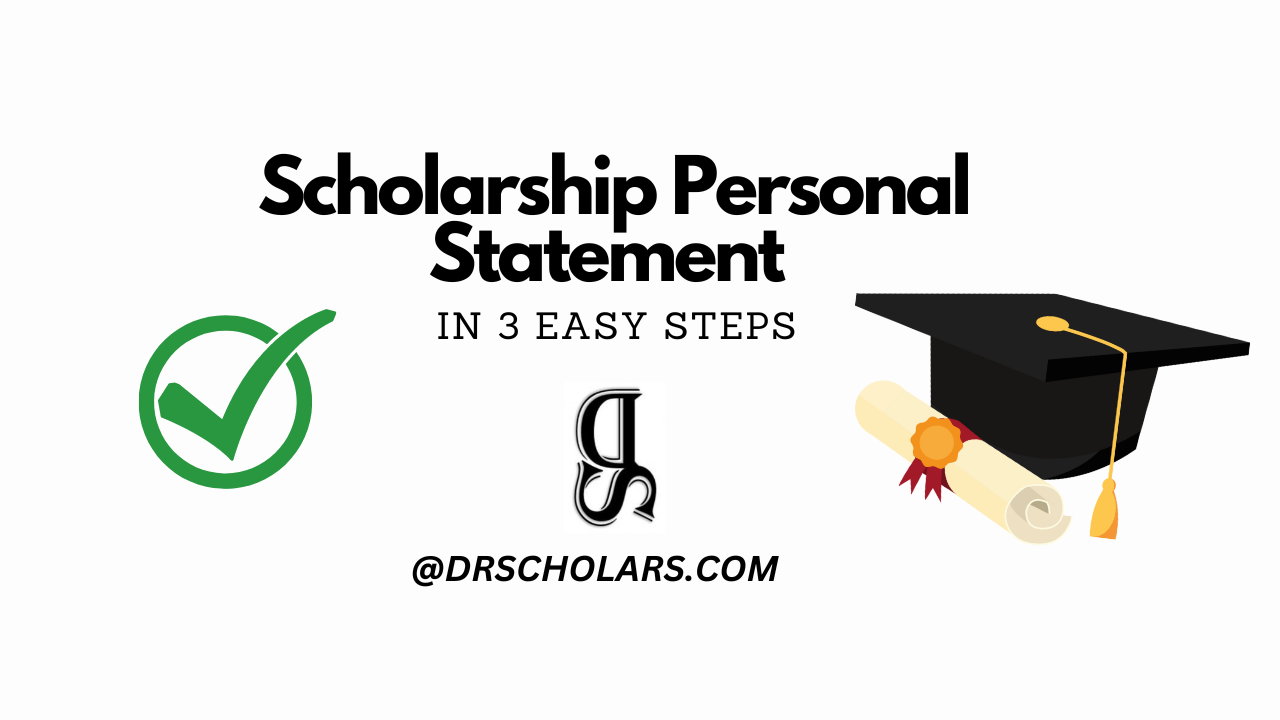 personal statement in scholarship