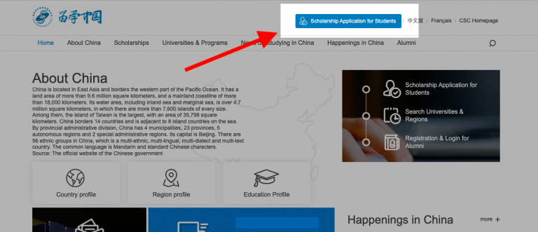 CHINESE GOVERNMENT SCHOLARSHIP 2026 APPLICATION FORM visual data 6