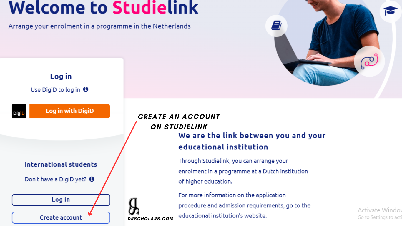 Create-an-Account-on-Studielink-1