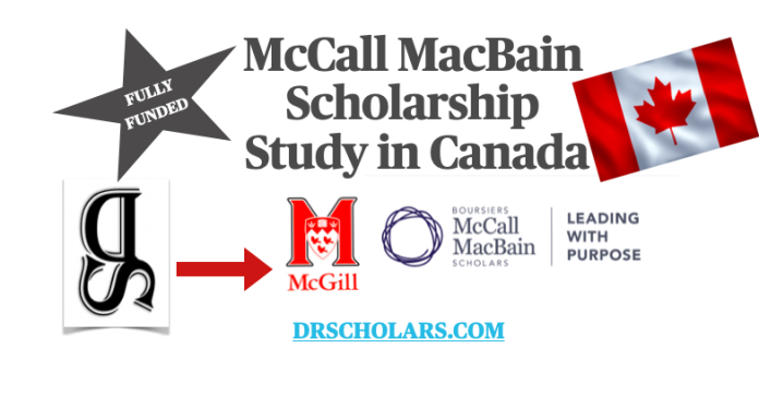 McCall MacBain Scholarship in Canada McCall-MacBain-Scholarship-Study-in-Canada-drscholars