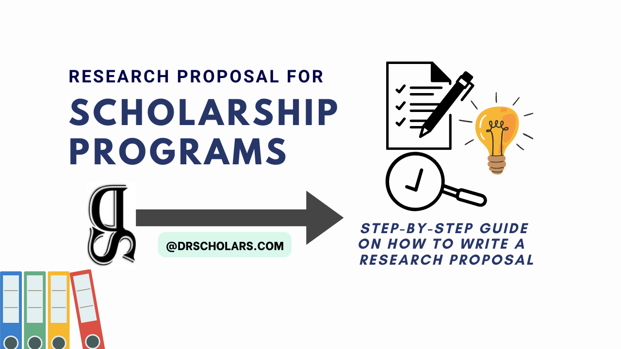 research proposal for scholarship sample pdf