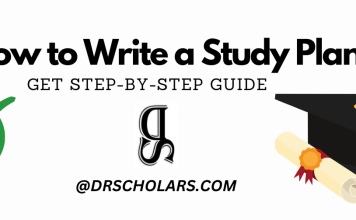 How To Write a Study Plan how-to-write-a-study-plan-drscholars.com