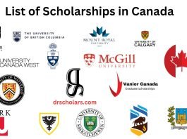Scholarships in Canada 2024, Updated! List-of-Scholarships-in-Canada-drscholars