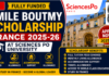Emile Boutmy Scholarship France 2025-26 Updated! Emile -Boutmy-Scholarship -France- 2025-26-drscholars