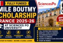 Emile Boutmy Scholarship France 2025-26 Updated! Emile -Boutmy-Scholarship -France- 2025-26-drscholars