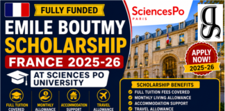 Emile Boutmy Scholarship France 2025-26 Updated! Emile -Boutmy-Scholarship -France- 2025-26-drscholars