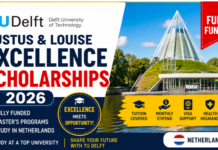 TU Delft Excellence Scholarship 2026 Study In Netherlands TU -Delft -Excellence -Scholarship -2026 -Study- In -Netherlands-drscholars