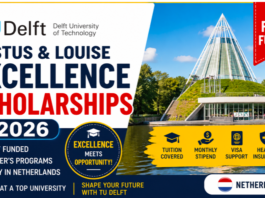 TU Delft Excellence Scholarship 2026 Study In Netherlands TU -Delft -Excellence -Scholarship -2026 -Study- In -Netherlands-drscholars