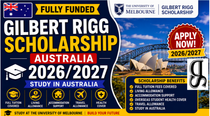 Gilbert Rigg Scholarship 2026/ In Australia updated! gilbert-rigg-scholarship-2026-2027-drscholars