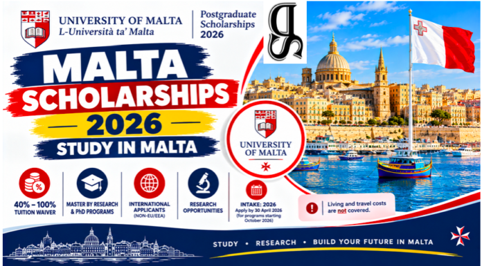 Malta Scholarships 2026/ Study In Malta Updated! malta-scholarships-2026-drscholars
