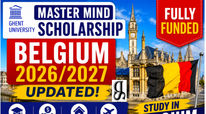 Master Mind Scholarship Belgium 2026/2027 Updated!