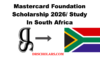 Mastercard Foundation Scholarship 2026/ Study In South Africa Mastercard-Foundation-Scholarship-2026/ Study-In-South Africa-drscholars