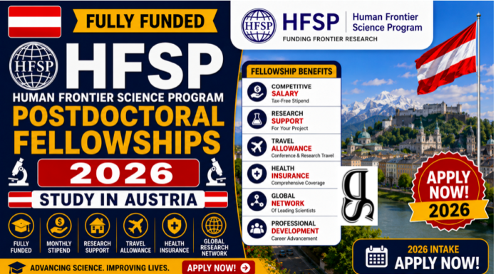 Human Frontier Science Program Postdoctoral Fellowships 2026/ Study In Austria human-frontier-science-program-postdoctoral-fellowships-2026-study-in-austria-drscholars