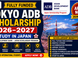 Tokyo ADB Scholarship 2026-2027 / Study In Japan university-of-tokyo-adb-scholarship-2026-2027-updated-drscholars