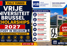 Vrije Universiteit Brussel Scholarships 2027/ Study In Belgium vrije-universiteit-brussel-scholarships-2027-study-in-belgium-drscholars