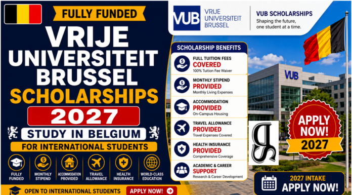 Vrije Universiteit Brussel Scholarships 2027/ Study In Belgium vrije-universiteit-brussel-scholarships-2027-study-in-belgium-drscholars
