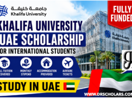 Khalifa University UAE Scholarship 2026-2027 Updated!